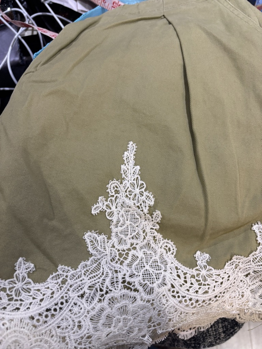 English Factory Lace hem aline Shorts